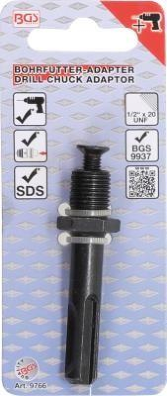 Bohrfutter-Adapter | 1/2" x 20 UNF | für SDS-Aufnahme