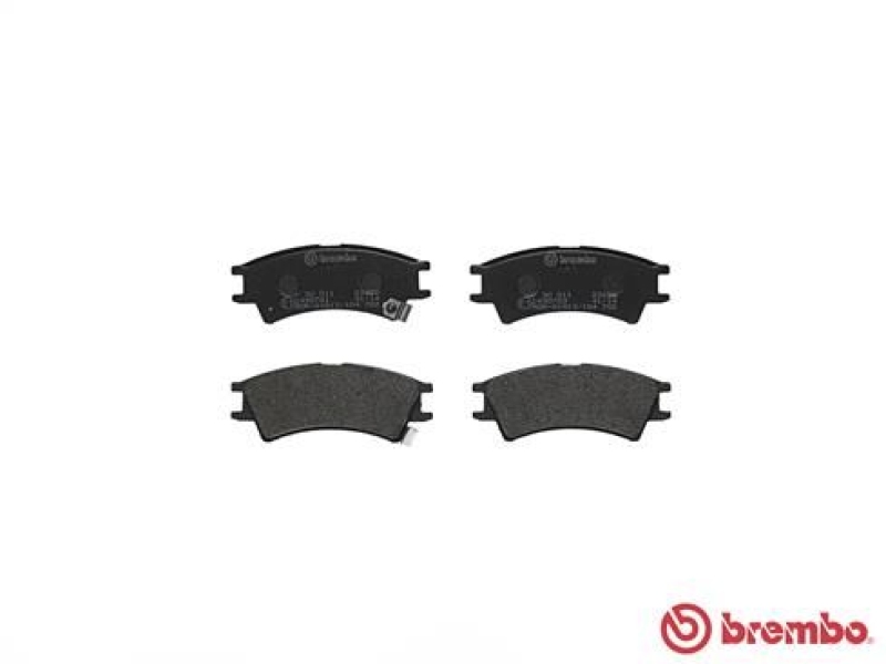 BREMBO Brake Pad Set, disc brake PRIME LINE