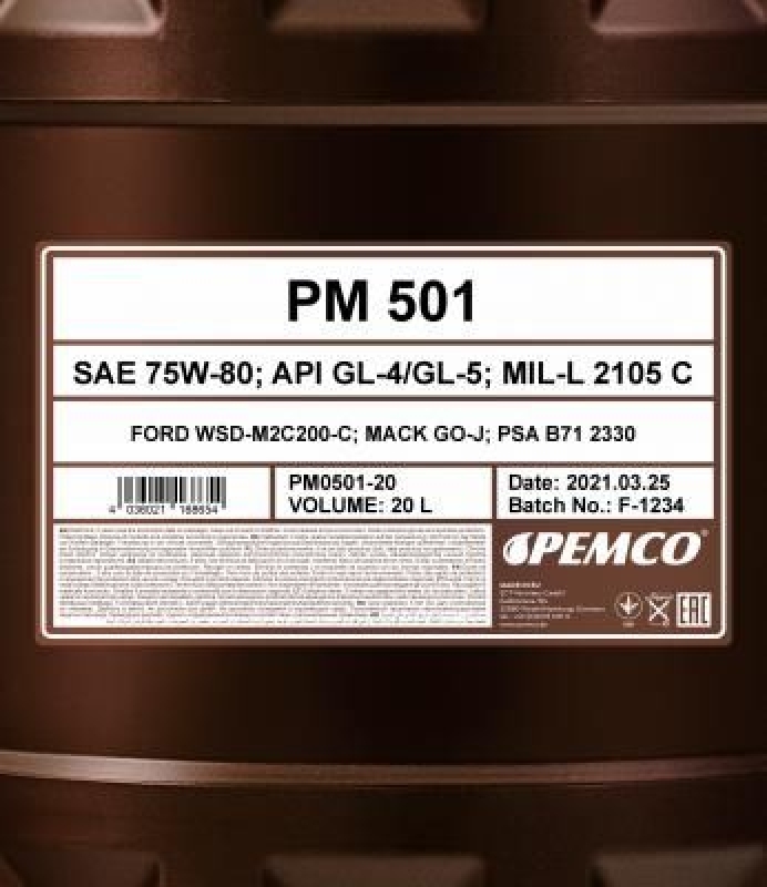 SCT - MANNOL Transmission Oil PEMCO PM 501