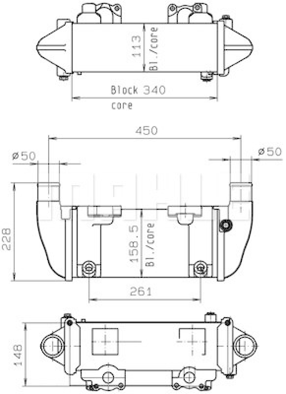 MAHLE Ölkühler, Retarder BEHR *** PREMIUM LINE ***