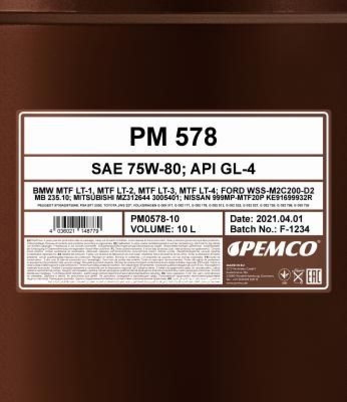 SCT - MANNOL Transmission Oil PEMCO PM 578