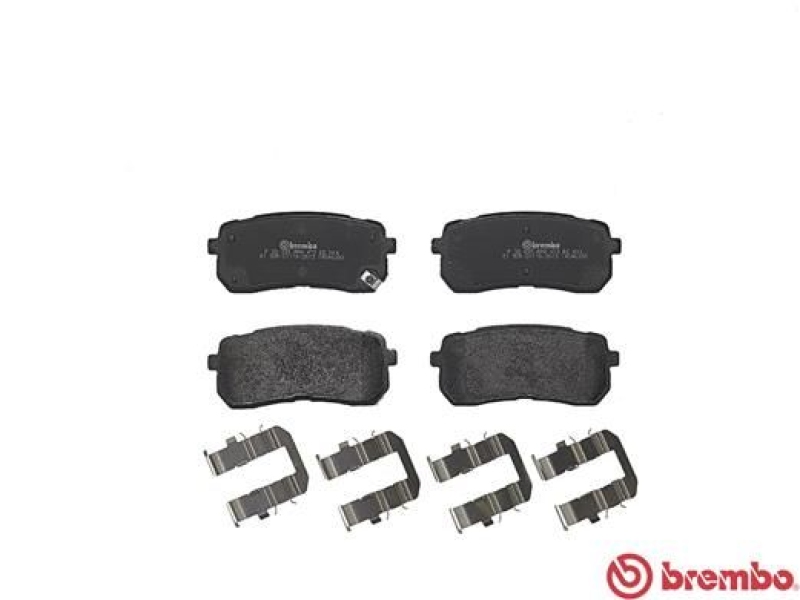 BREMBO Brake Pad Set, disc brake PRIME LINE