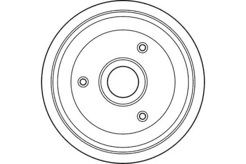 2x TRW Brake Drum