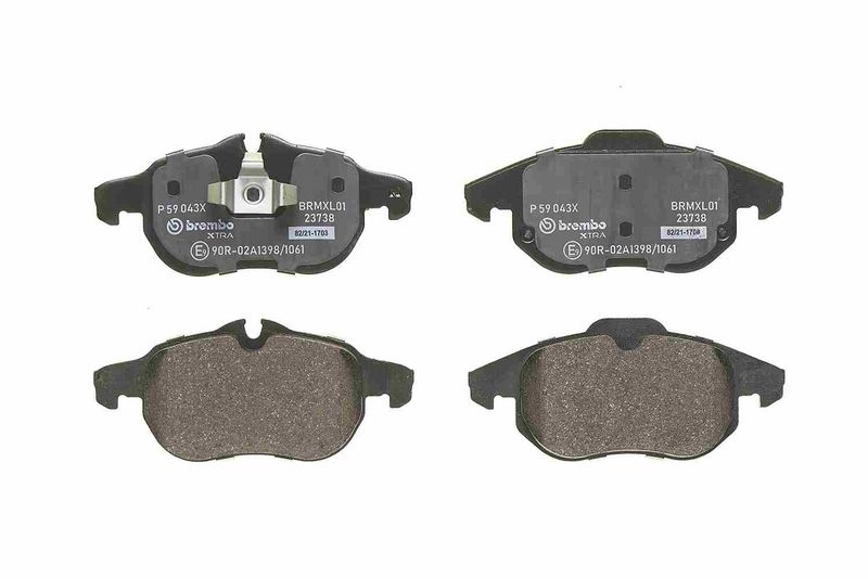 BREMBO Brake Pad Set, disc brake XTRA LINE