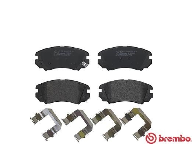 BREMBO Brake Pad Set, disc brake PRIME LINE