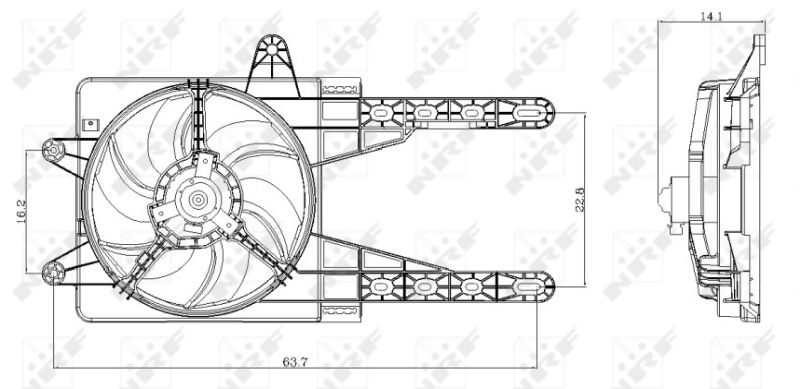 NRF Fan, engine cooling