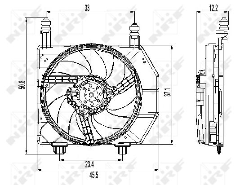 NRF Fan, engine cooling