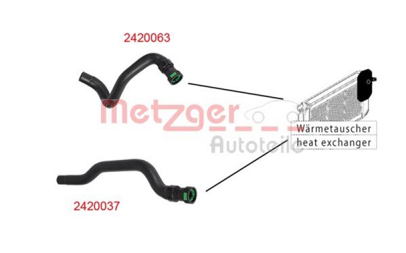 METZGER Radiator Hose