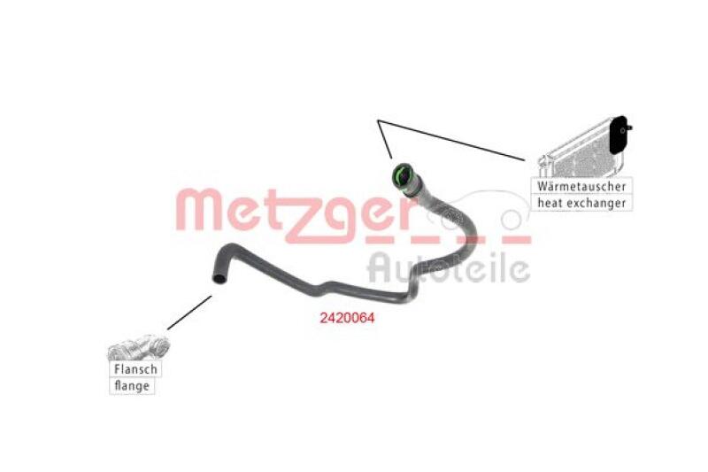 METZGER Radiator Hose