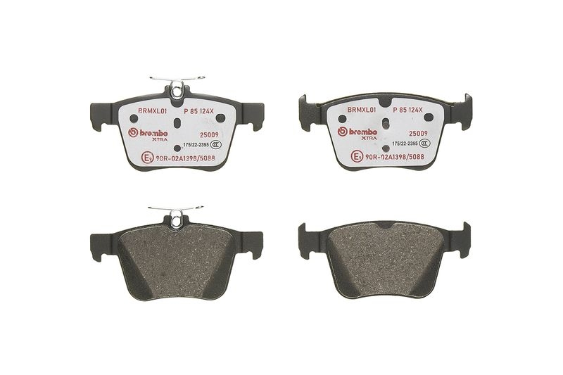 BREMBO Brake Pad Set, disc brake BREMBO XTRA LINE