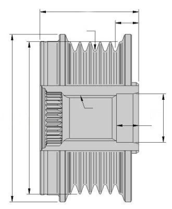 HELLA Generatorfreilauf