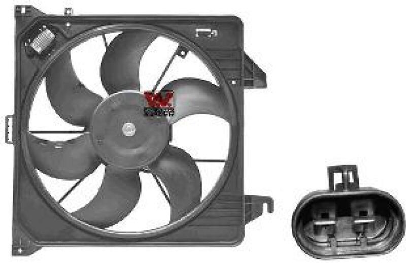 VAN WEZEL Fan, radiator