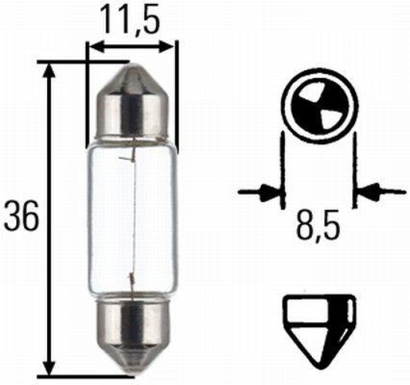 HELLA Bulb STANDARD