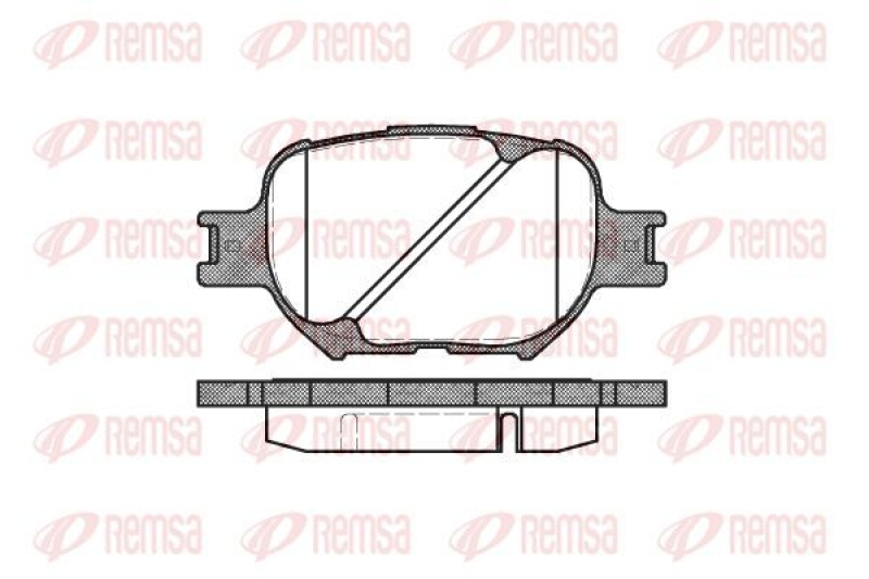 KAWE Brake Pad Set, disc brake