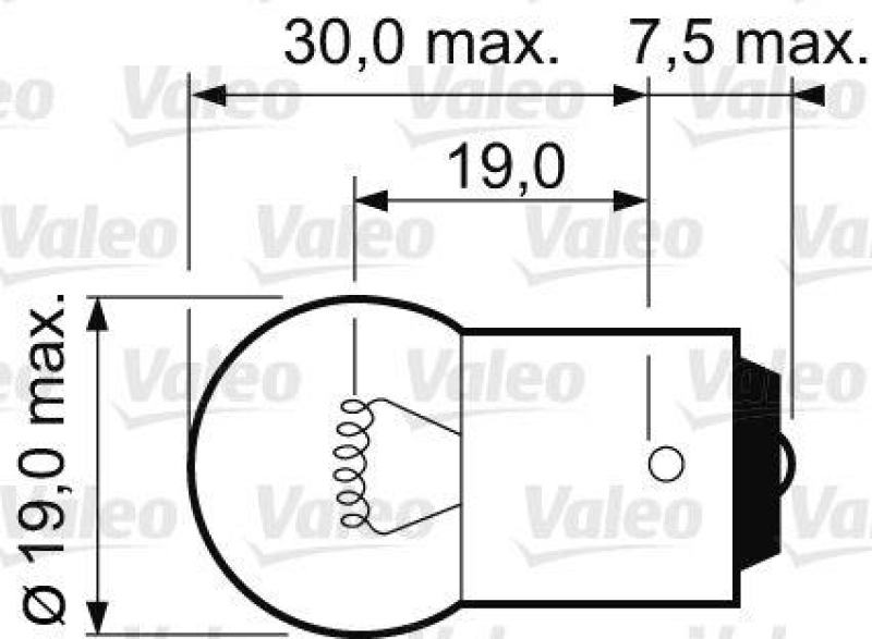 VALEO Bulb, indicator ESSENTIAL