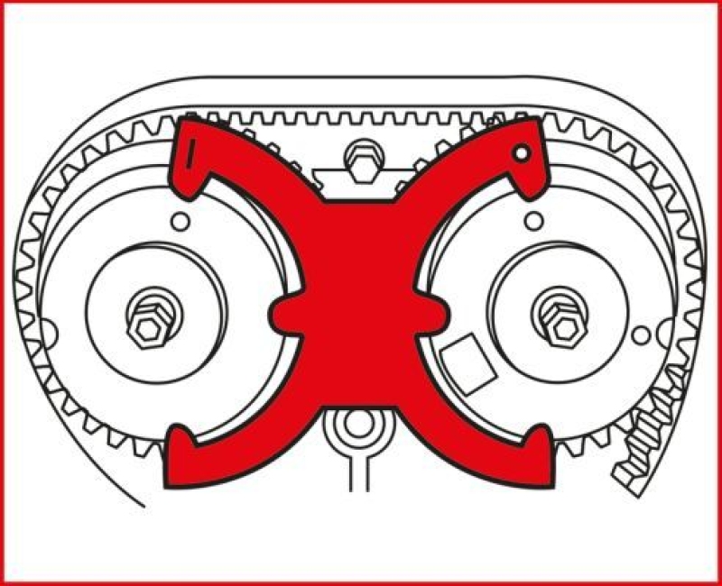 KS TOOLS Einstellwerkzeugsatz, Steuerzeiten