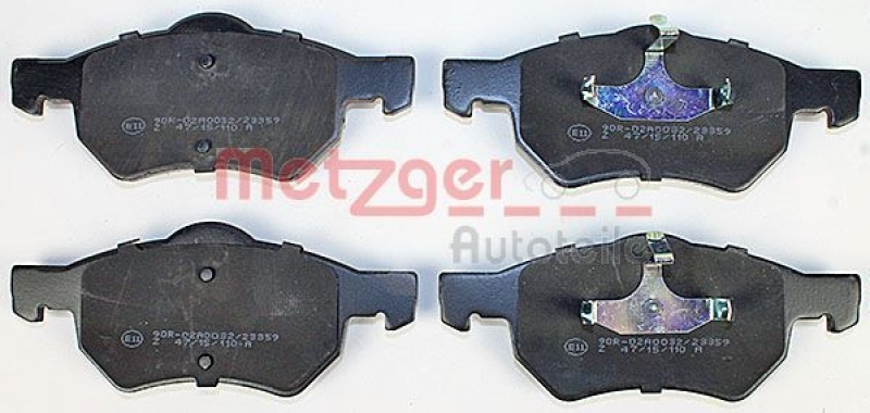 METZGER Brake Pad Set, disc brake