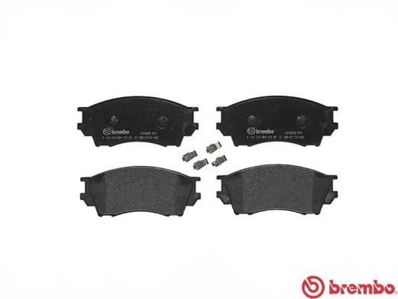 BREMBO Brake Pad Set, disc brake