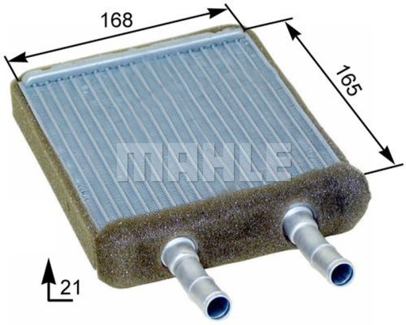 MAHLE Heat Exchanger, interior heating BEHR *** PREMIUM LINE ***