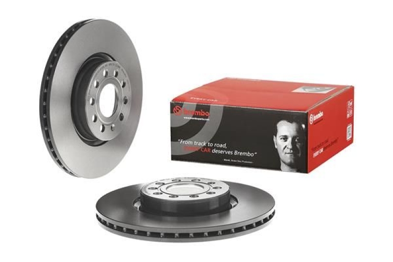 2x BREMBO Brake Disc COATED DISC LINE