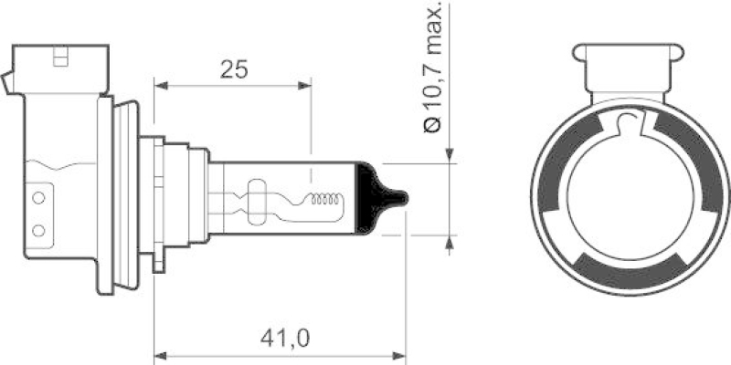 VALEO Glühlampe, Abbiegescheinwerfer LIFE x2