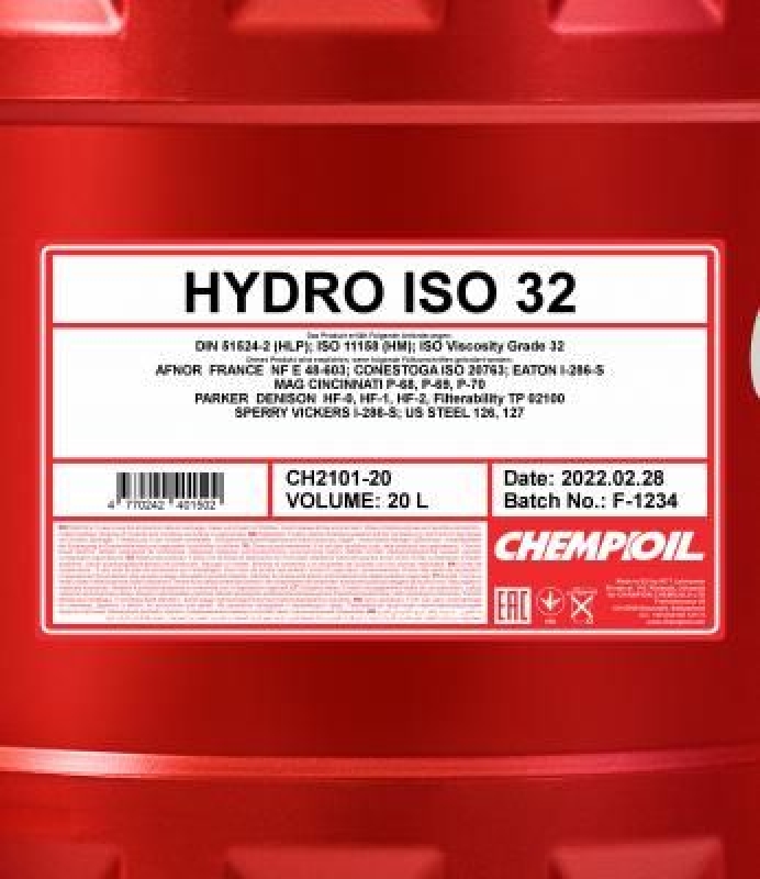 SCT - MANNOL Hydrauliköl CHEMPIOIL HYDRO ISO 32