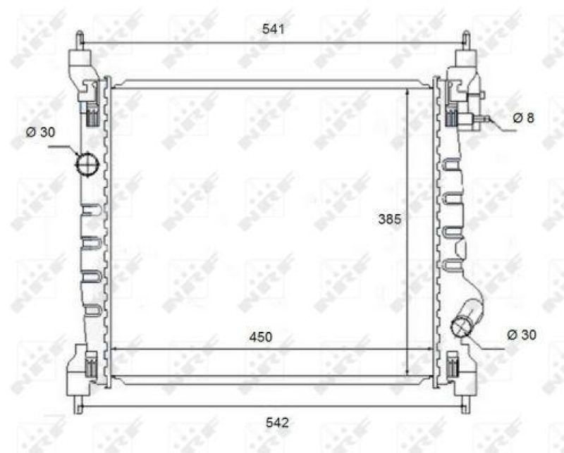 NRF Radiator, engine cooling