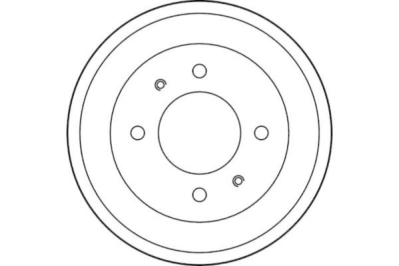 2x TRW Bremstrommel