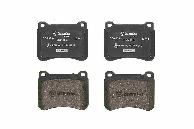 BREMBO Brake Pad Set, disc brake BREMBO XTRA LINE