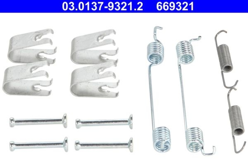 ATE Accessory Kit, brake shoes