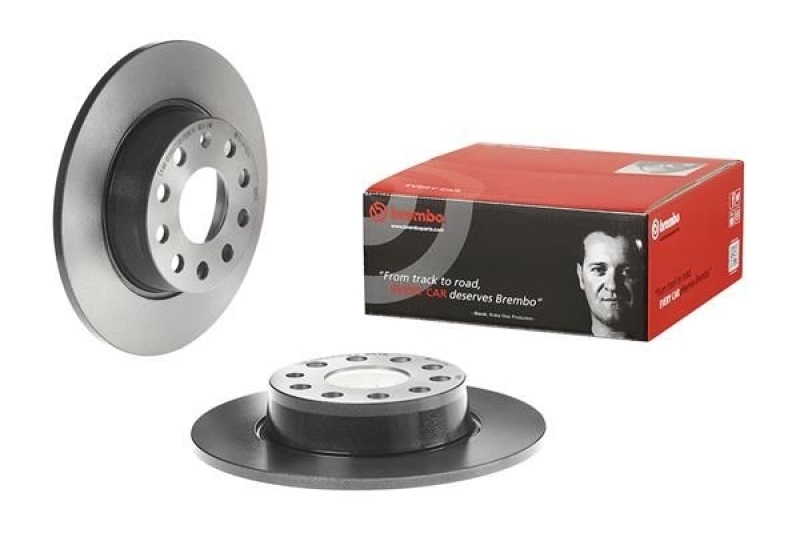 2x BREMBO Brake Disc COATED DISC LINE