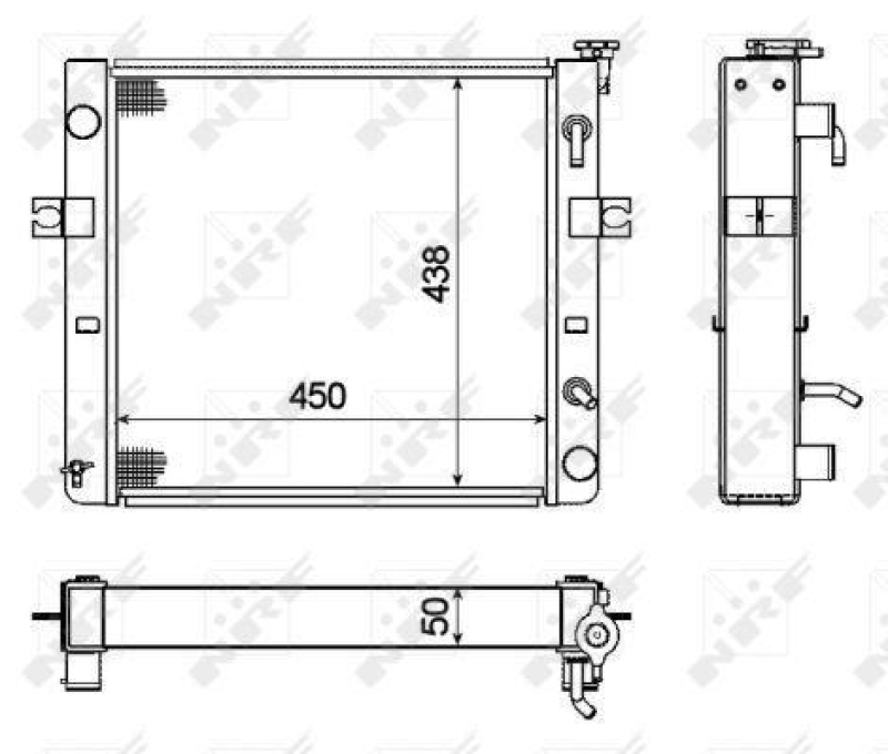 NRF Radiator, engine cooling