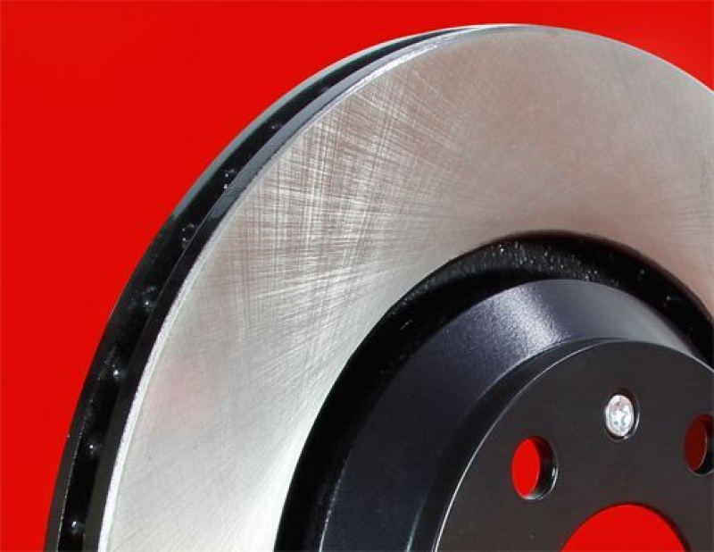 2x METZGER Brake Disc COATED