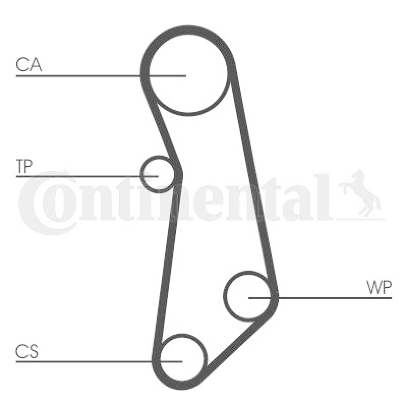 CONTINENTAL CTAM Wasserpumpe + Zahnriemensatz