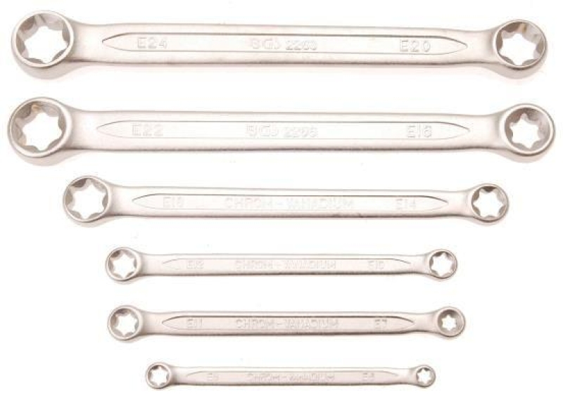 BGS Double Ring Spanner Set