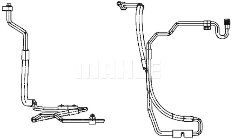 MAHLE Hochdruck-/Niederdruckleitung, Klimaanlage BEHR *** PREMIUM LINE ***