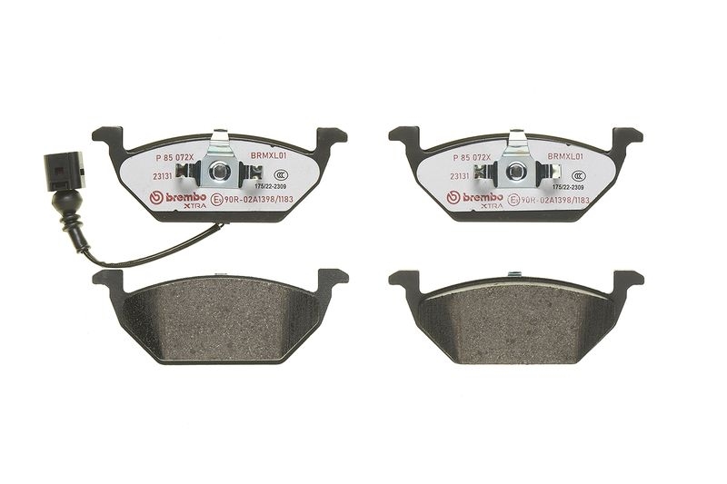 BREMBO Brake Pad Set, disc brake BREMBO XTRA LINE