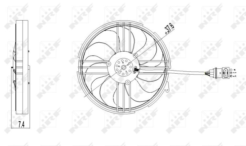 NRF Fan, engine cooling
