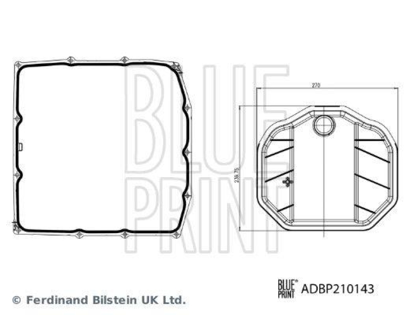 BLUE PRINT Hydraulikfiltersatz, Automatikgetriebe