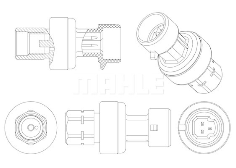 MAHLE Druckschalter, Klimaanlage BEHR *** PREMIUM LINE ***