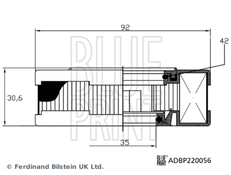 BLUE PRINT Filter, Kurbelgehäuseentlüftung