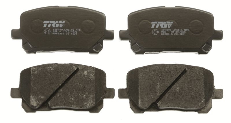 TRW Brake Pad Set, disc brake COTEC