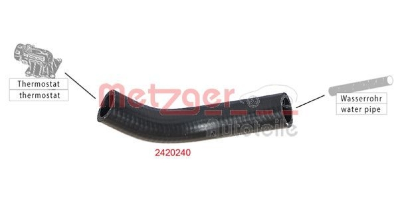 METZGER Radiator Hose