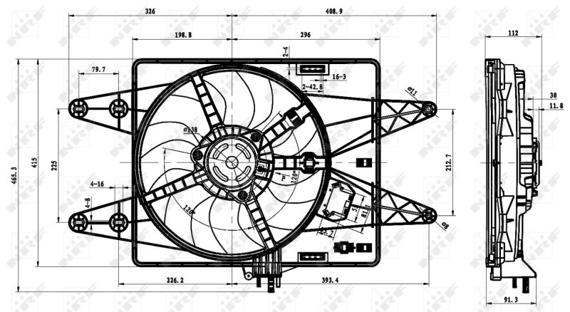 NRF Fan, engine cooling