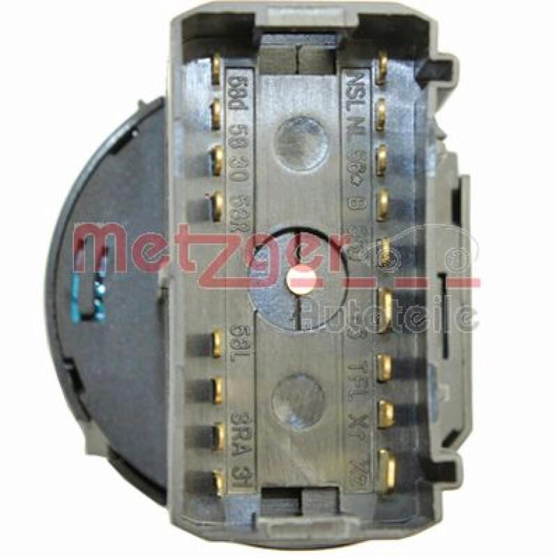 METZGER Switch, headlight