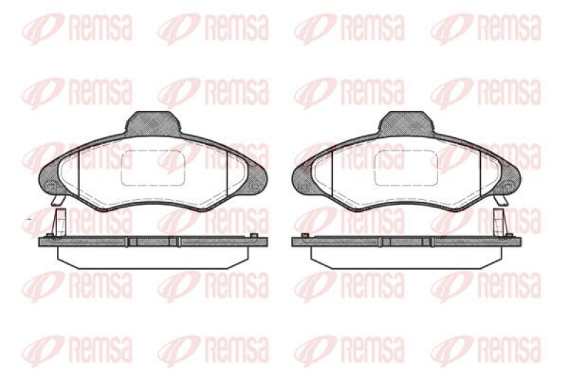 KAWE Brake Pad Set, disc brake