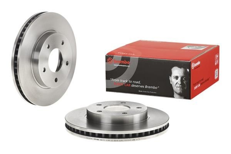 2x BREMBO Bremsscheibe PRIME LINE