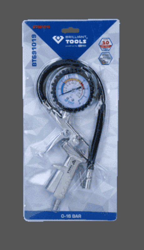 KS TOOLS Compressed Air Tyre Gauge/-Filler