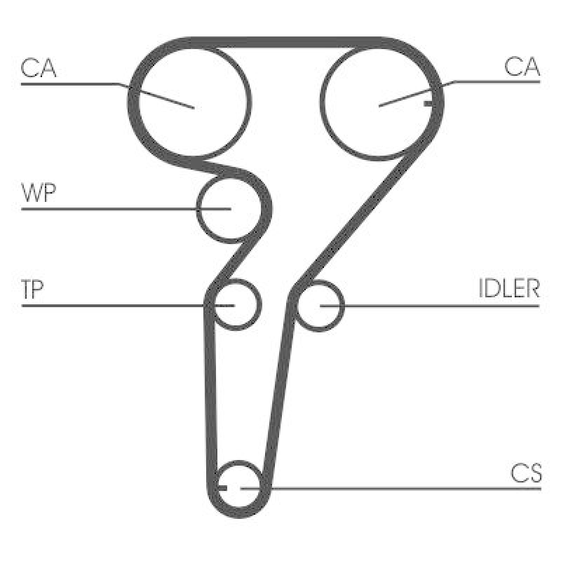 CONTITECH Wasserpumpe + Zahnriemensatz