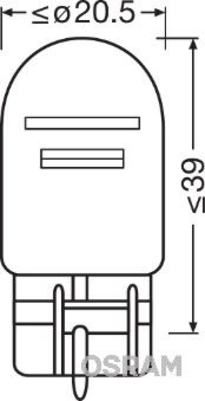 OSRAM Bulb, stop light ORIGINAL